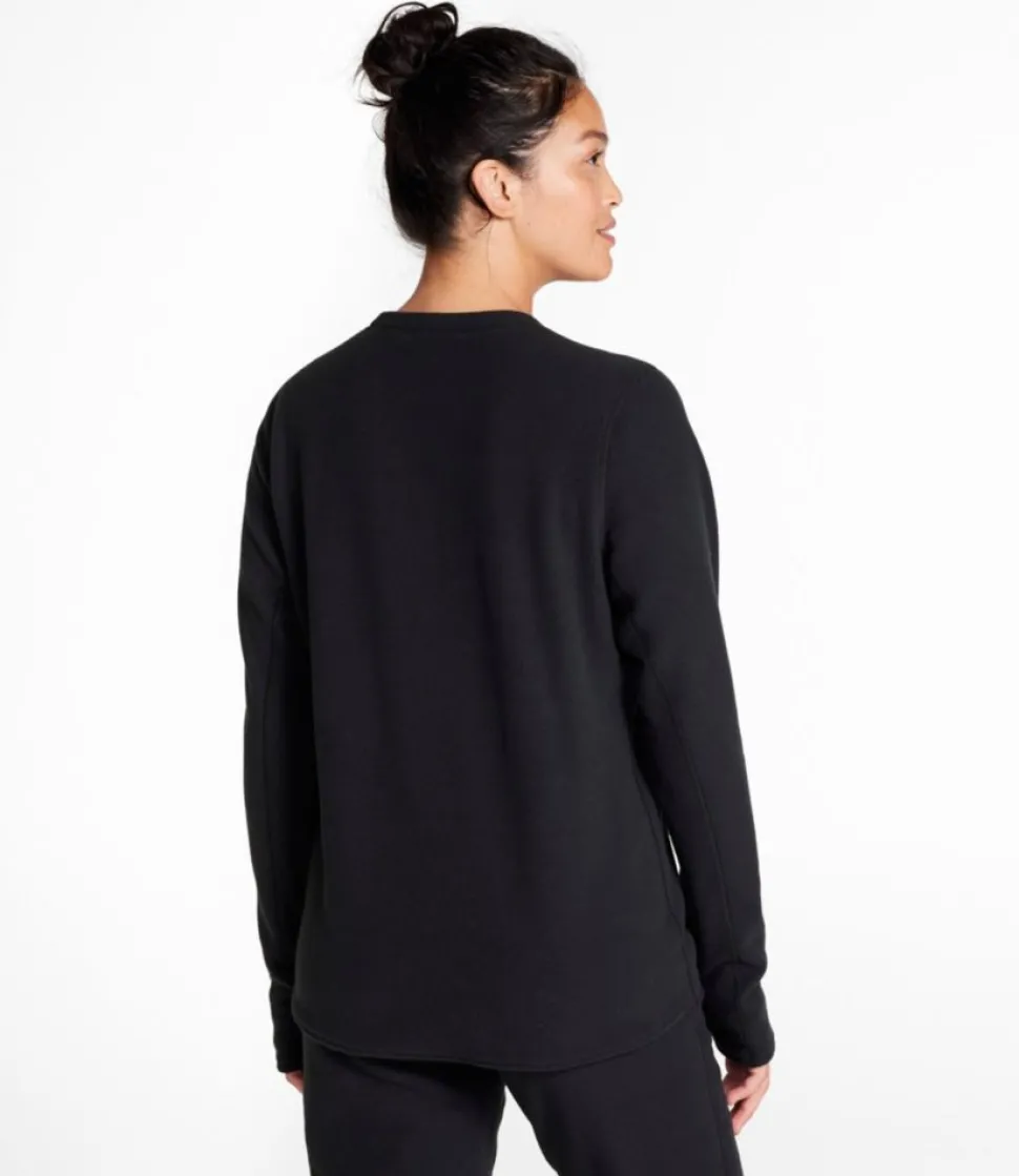 Cheap L.L.Bean "Women's Fleece Base Layer Crew, Long-Sleeve"