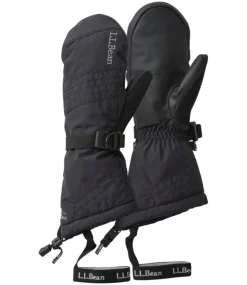 Discount L.L.Bean "Women's GORE-TEX PrimaLoft Ski Mittens" Black