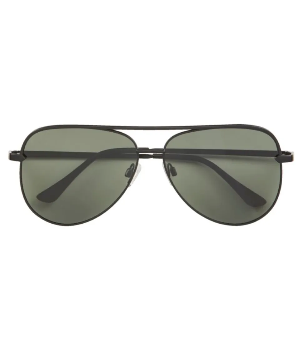 Fashion L.L.Bean "Women's Hampton Polarized Sunglasses" ShinyBlack/Smoke