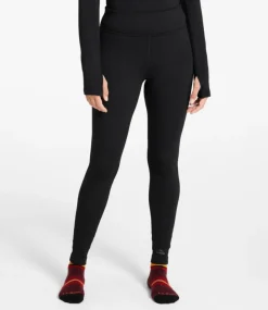 Cheap L.L.Bean "Women's Heavyweight Base Layer Pants" MidnightBlack