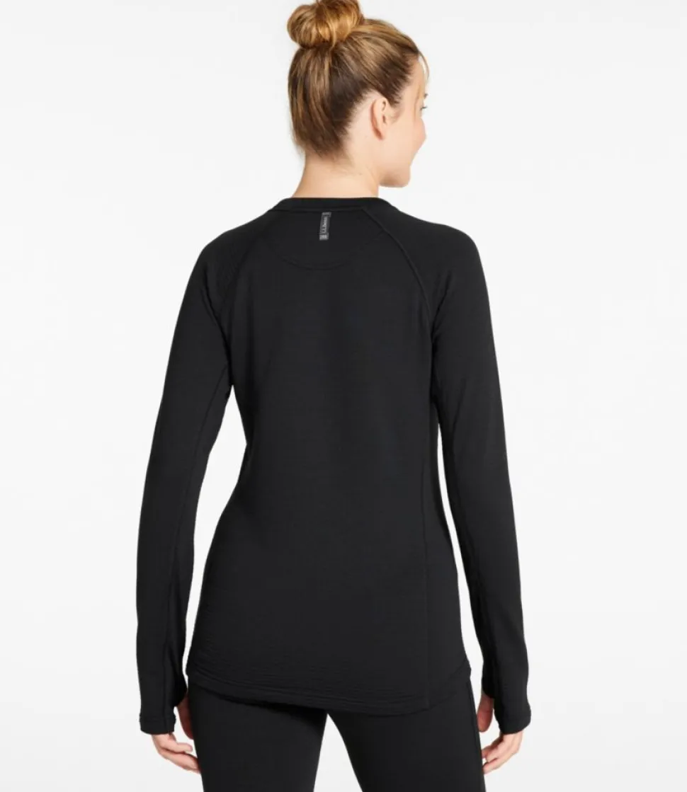 Fashion L.L.Bean "Women's Heavyweight Base Layer Crew Top"