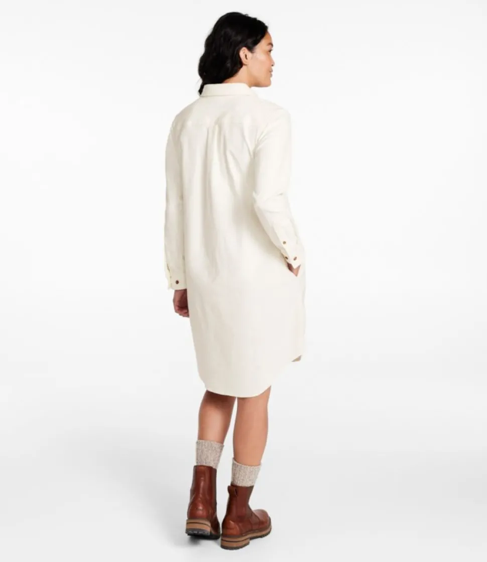 New L.L.Bean "Women's Heritage Corduroy Shirt Dress"