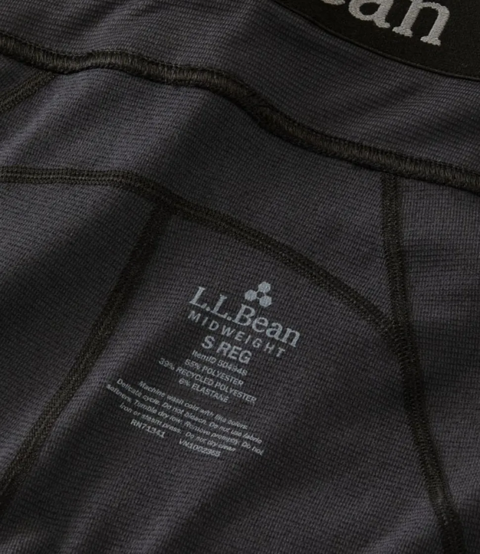 Hot L.L.Bean "Women's Midweight Base Layer Pants" SilverBirch