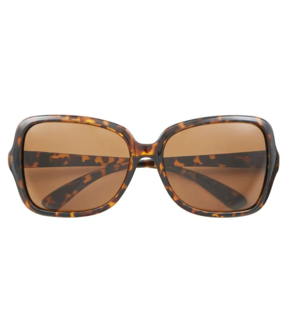 Store L.L.Bean "Women's Newbury Polarized Sunglasses" ShinyDemi/Brown