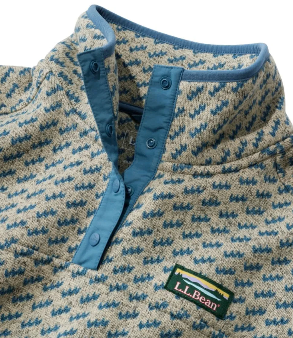 Cheap L.L.Bean "Women's Sweater Fleece Pullover, Print"