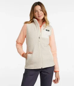 Discount L.L.Bean "Women's Sweater Fleece Long Vest"