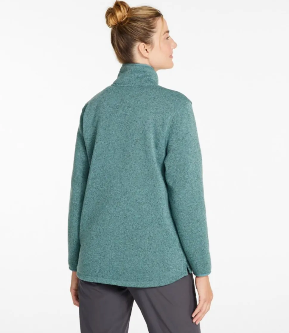 Clearance L.L.Bean "Women's Sweater Fleece Half-Zip Pullover"