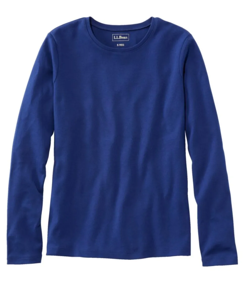 Discount L.L.Bean "Women's Tee, Long-Sleeve Crewneck"