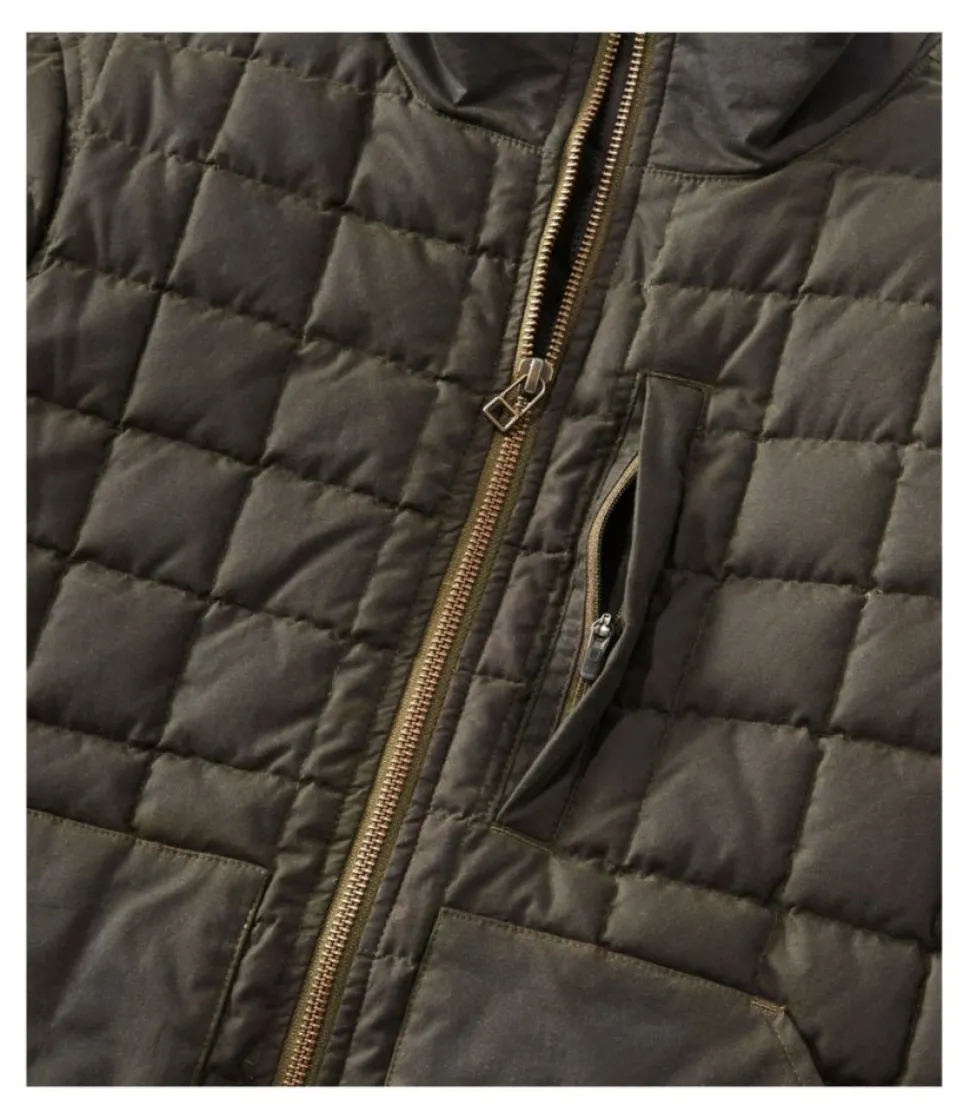 Outlet L.L.Bean "Women's Upcountry Waxed Cotton Down Sweater"