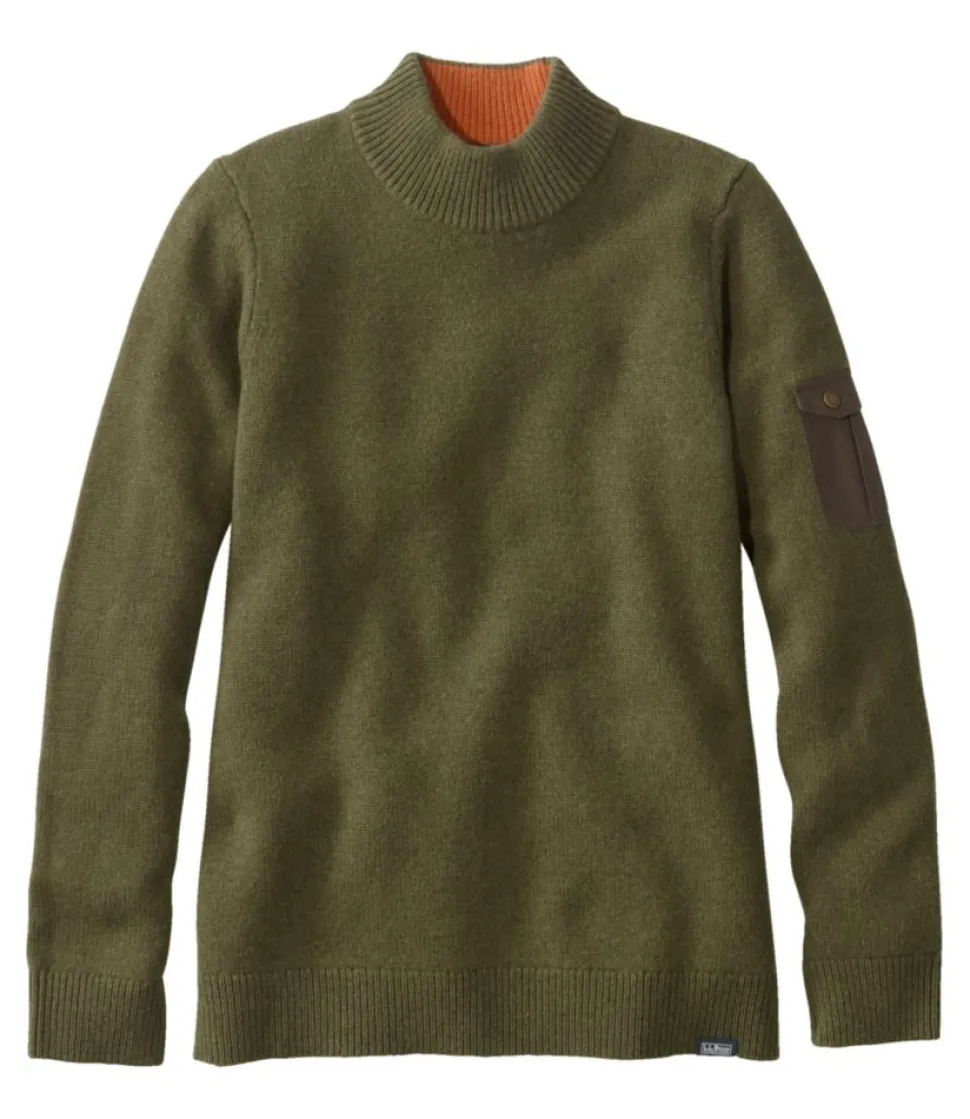 Clearance L.L.Bean "Women's Maine Guide Mock Crew Sweater"