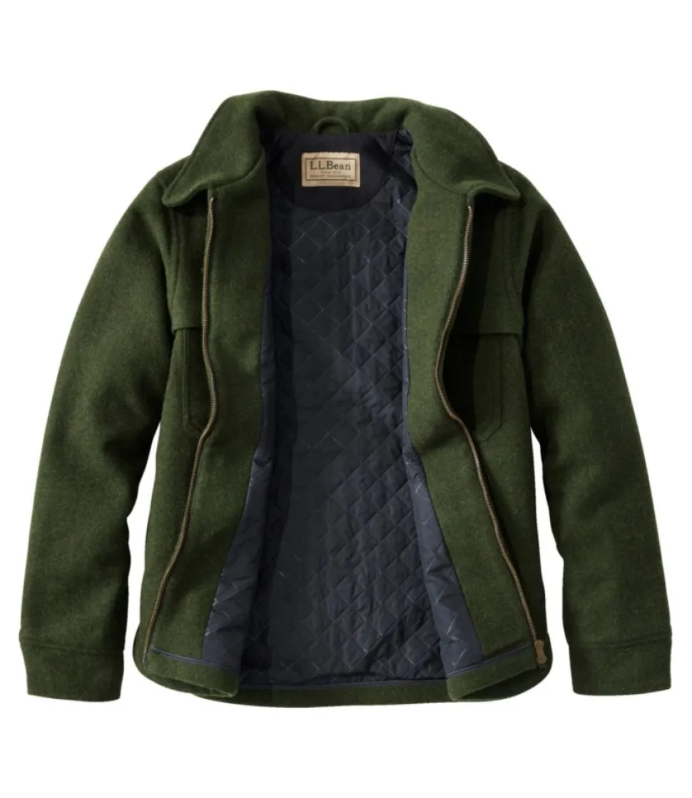 Best L.L.Bean "Women's Maine Guide Zip Front Jac-Shirt with Primaloft" Loden
