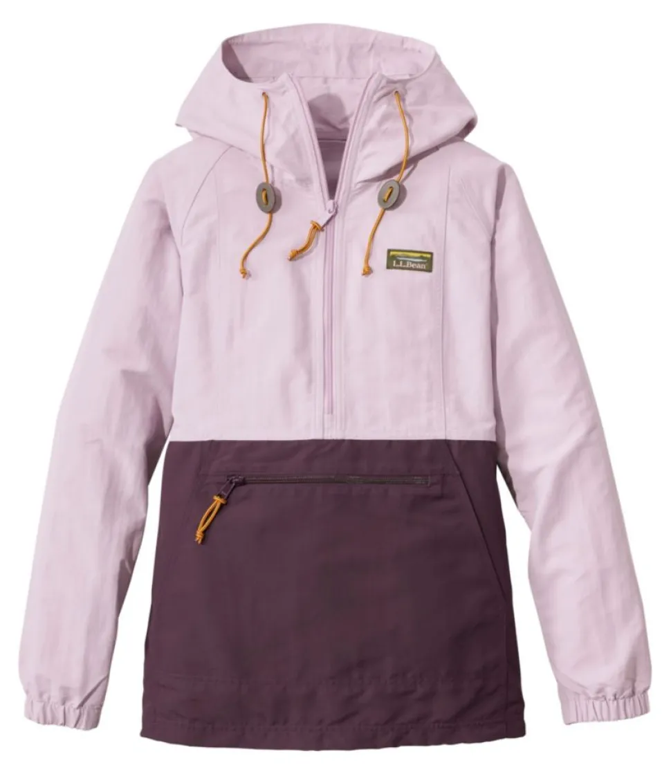New L.L.Bean "Women's Mountain Classic Anorak, Colorblock"