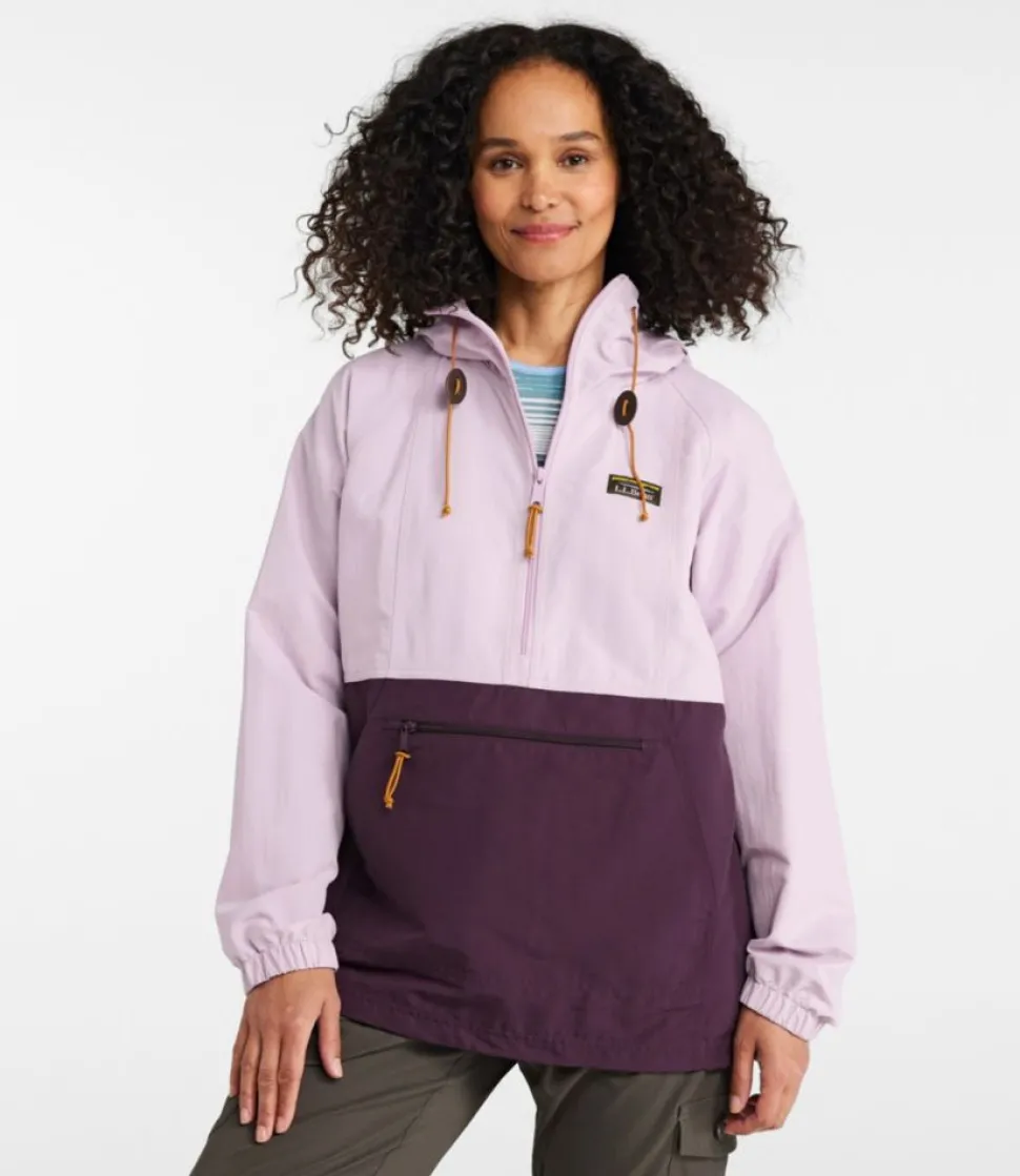 New L.L.Bean "Women's Mountain Classic Anorak, Colorblock"