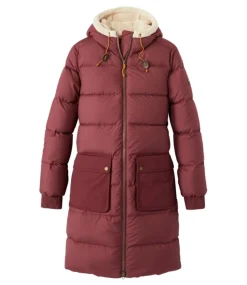 Outlet L.L.Bean "Women's Mountain Classic Down Coat, Sherpa-Lined"