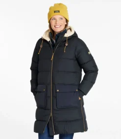 Outlet L.L.Bean "Women's Mountain Classic Down Coat, Sherpa-Lined"