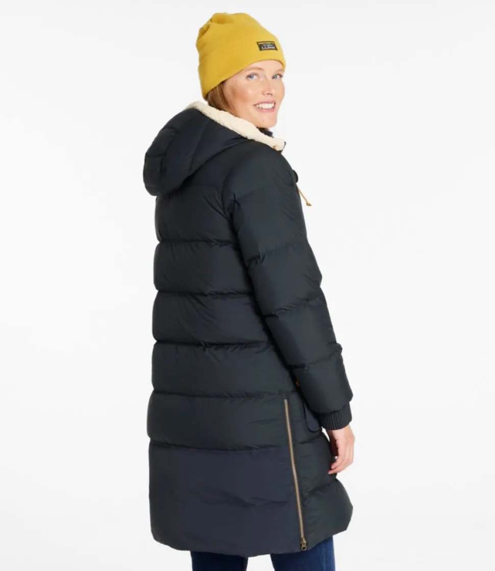 Outlet L.L.Bean "Women's Mountain Classic Down Coat, Sherpa-Lined"