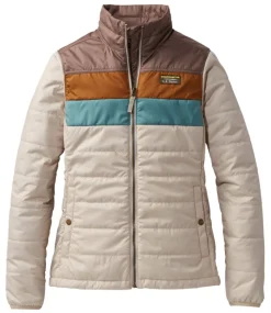 Fashion L.L.Bean "Women's Mountain Classic Puffer Jacket, Colorblock"