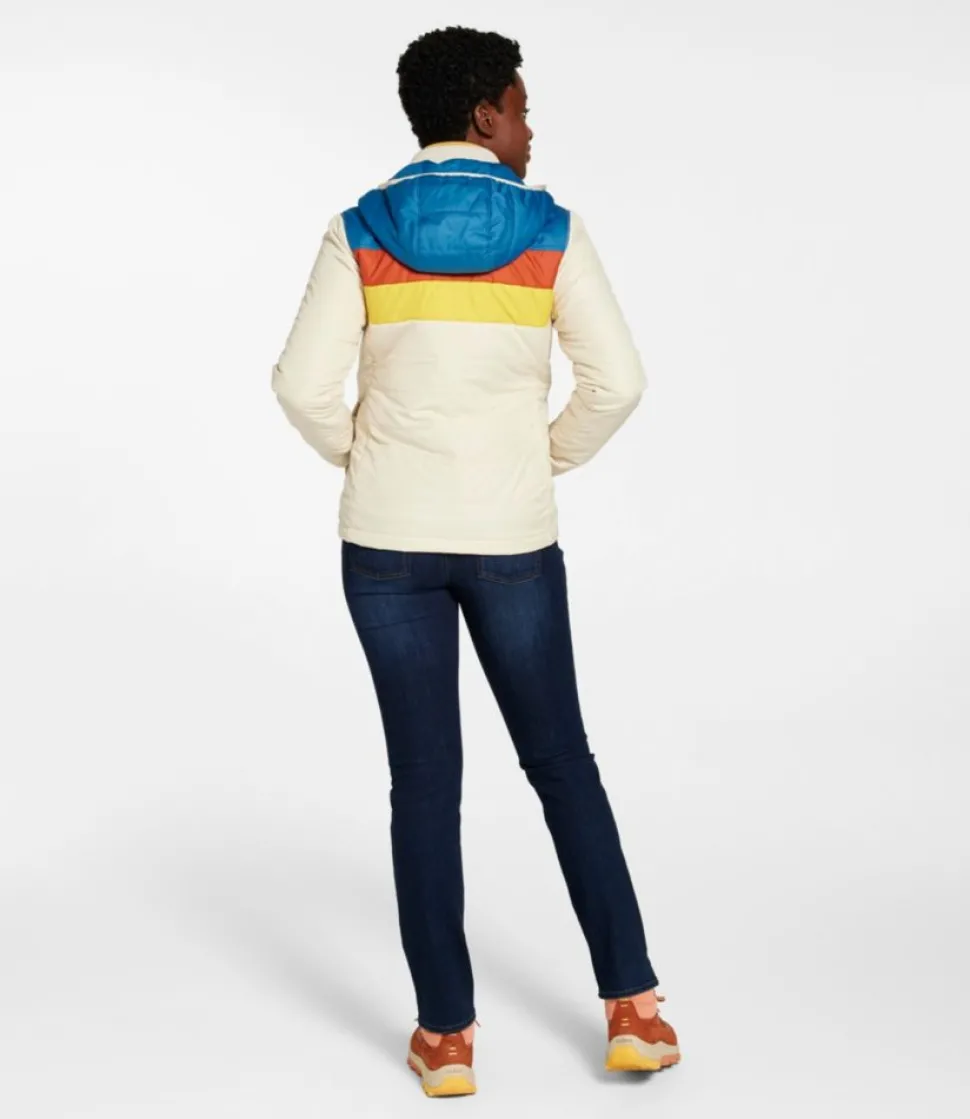 Cheap L.L.Bean "Women's Mountain Classic Puffer Hooded Jacket, Colorblock"