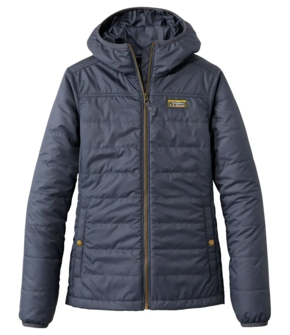 Cheap L.L.Bean "Women's Mountain Classic Puffer Hooded Jacket" Black