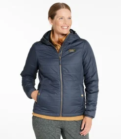 Cheap L.L.Bean "Women's Mountain Classic Puffer Hooded Jacket" Black