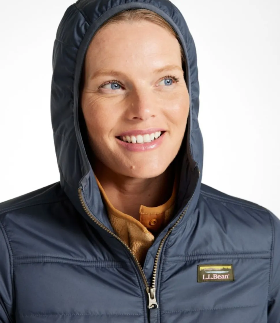Cheap L.L.Bean "Women's Mountain Classic Puffer Hooded Jacket" Black