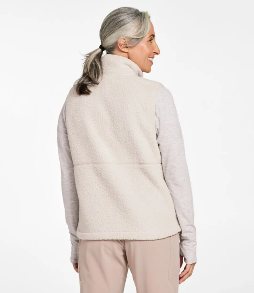 Discount L.L.Bean "Women's Mountainside Fleece Vest" Shore