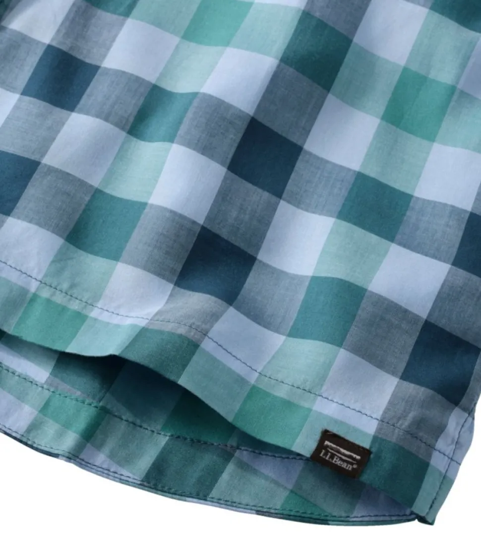 New L.L.Bean "Women's Mountainside Shirt" SiennaBrickStripe