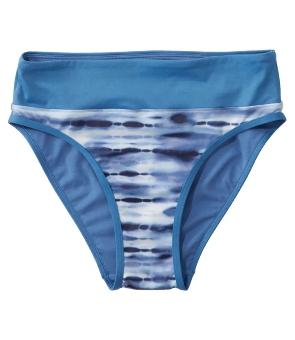 Online L.L.Bean "Women's New Currents Swimwear, Mid-Rise Brief Print"