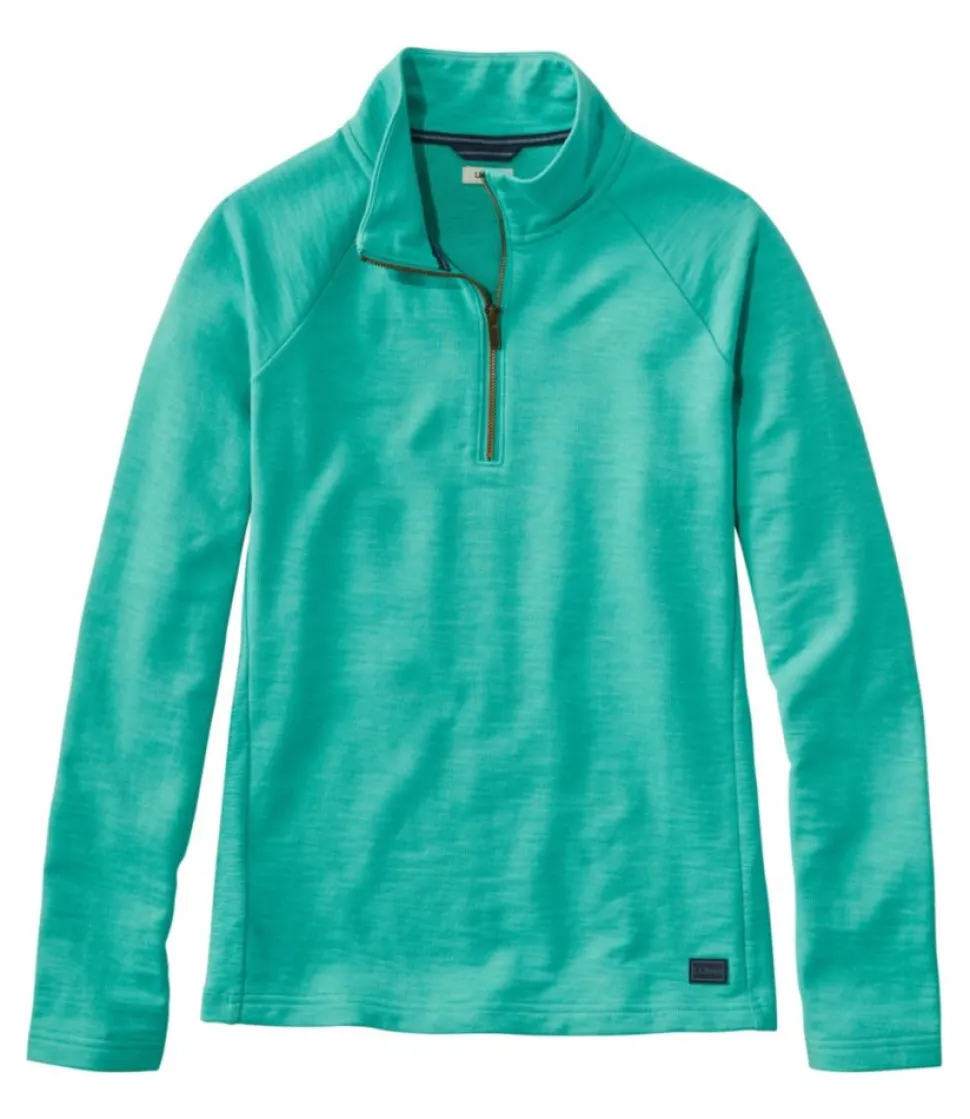 Best Sale L.L.Bean "Women's Peaks Island Quarter-Zip Pullover"
