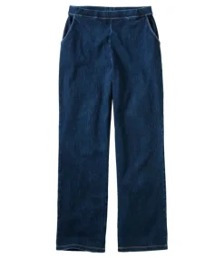 New L.L.Bean "Women's Perfect Fit Pants, Denim Straight-Leg"