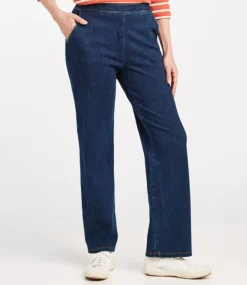 New L.L.Bean "Women's Perfect Fit Pants, Denim Straight-Leg"