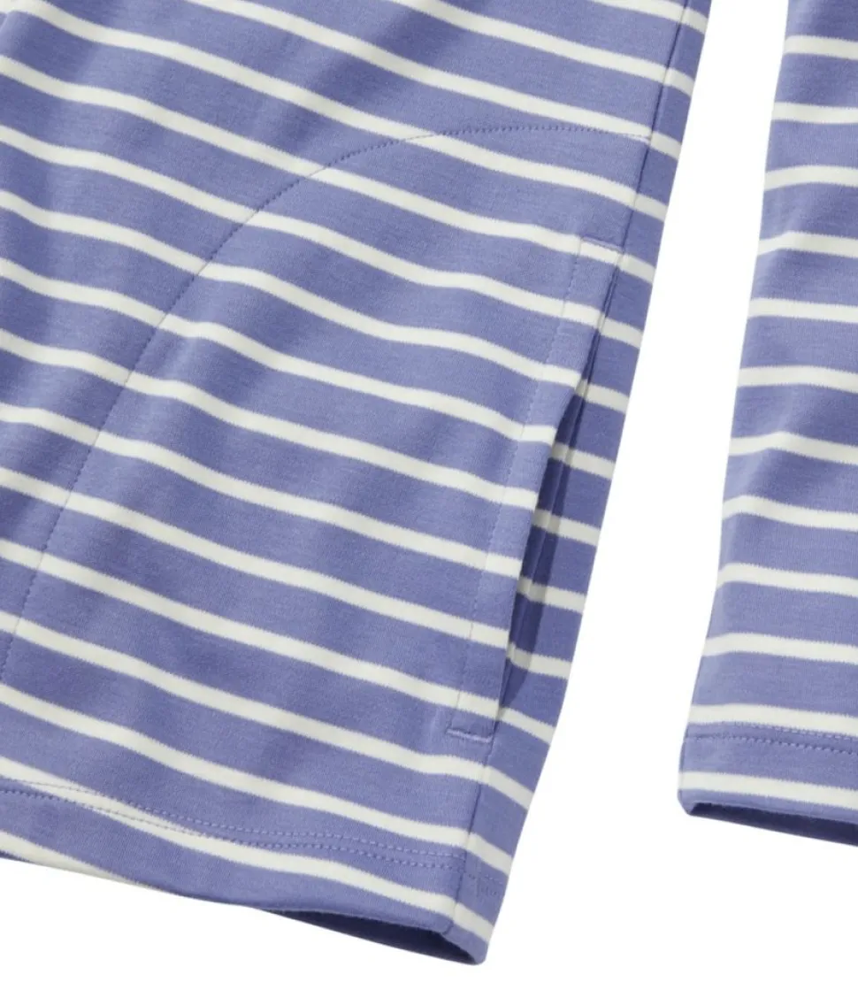 Shop L.L.Bean "Women's Pima Cotton Open Cardigan, With Pockets Stripe"