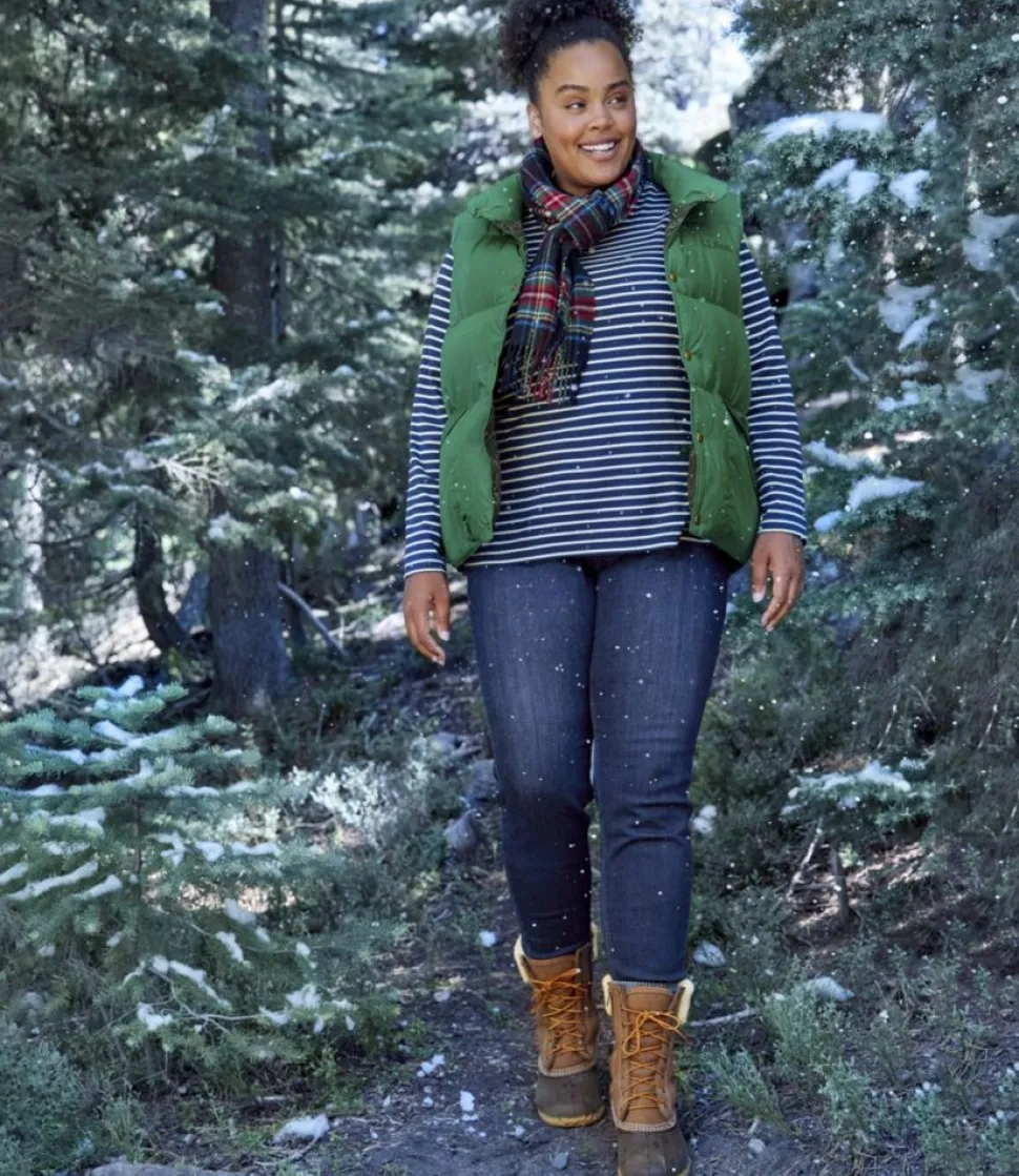 Cheap L.L.Bean "Women's Pima Turtleneck, Long-Sleeve Stripe"