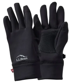 Hot L.L.Bean "Women's Primaloft Therma-Stretch Fleece Gloves" Black