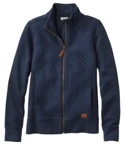 Cheap L.L.Bean "Women's Quilted Full-Zip Sweatshirt"