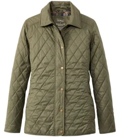 Online L.L.Bean "Women's Quilted Riding Jacket"