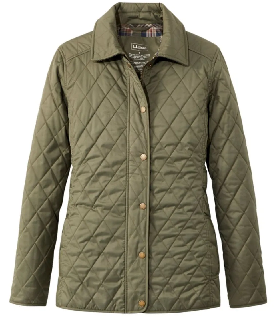 Online L.L.Bean "Women's Quilted Riding Jacket"