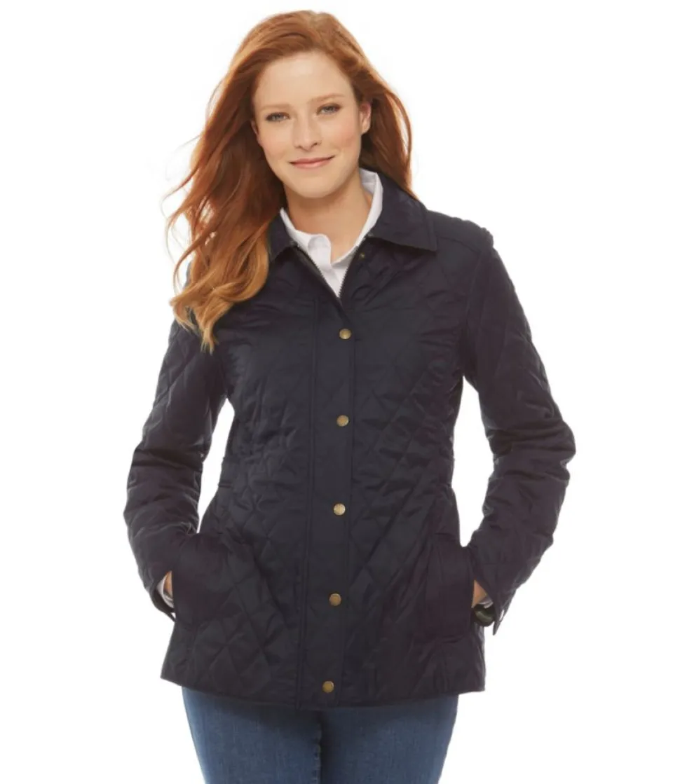 Online L.L.Bean "Women's Quilted Riding Jacket"