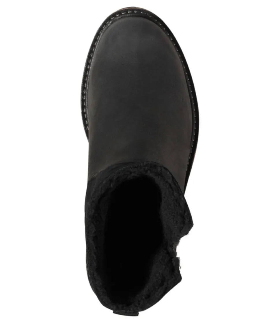 Clearance L.L.Bean "Women's Rugged Cozy Boots, Mid Side-Zip"