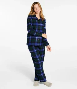 Outlet L.L.Bean "Women's Scotch Plaid Flannel Pajamas"