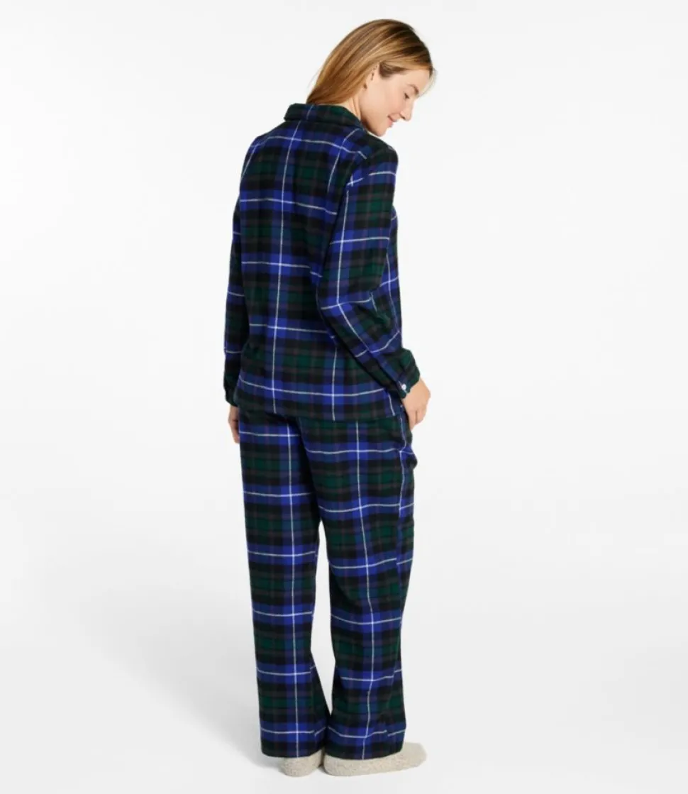 Outlet L.L.Bean "Women's Scotch Plaid Flannel Pajamas"