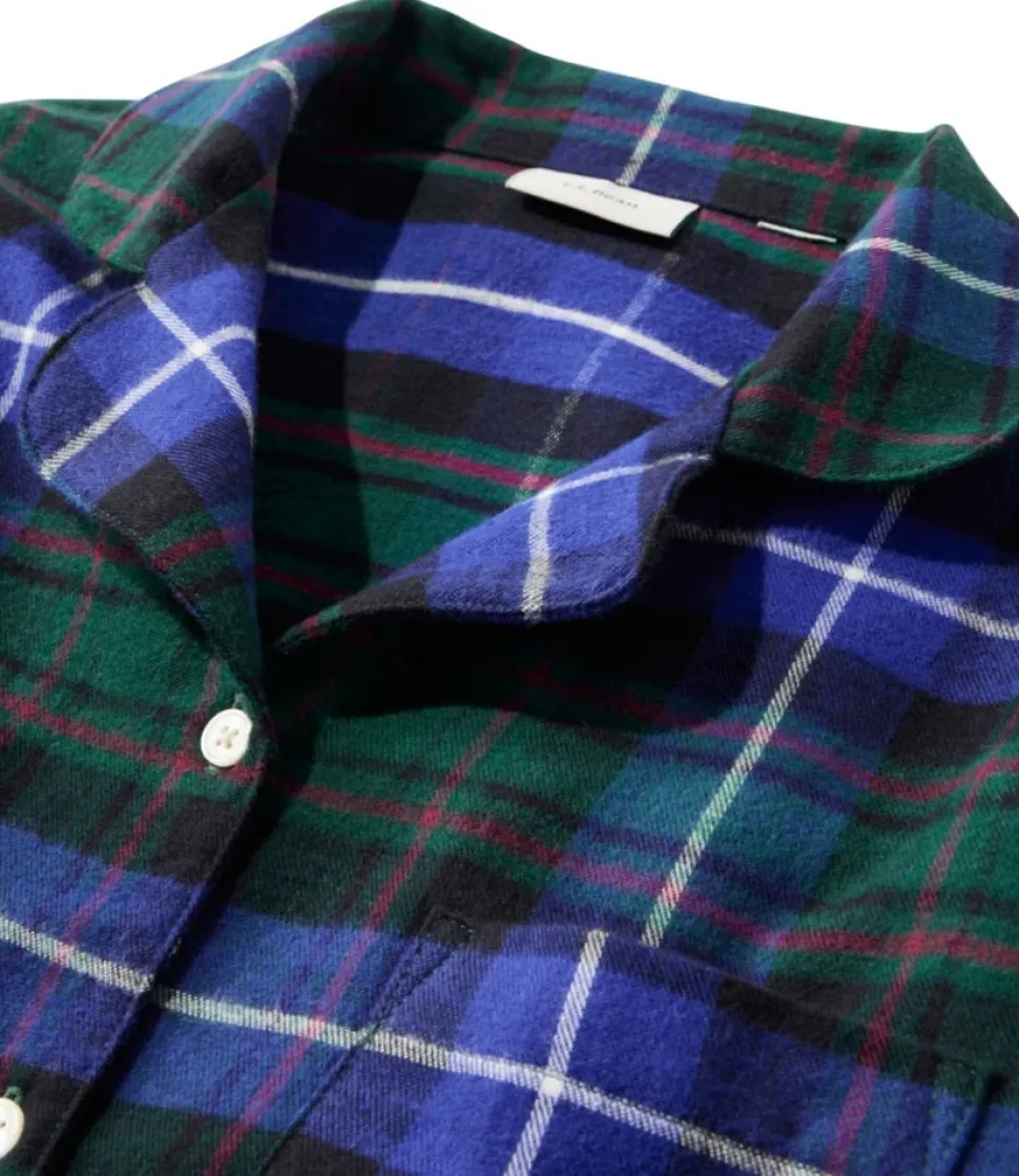 Outlet L.L.Bean "Women's Scotch Plaid Flannel Pajamas"