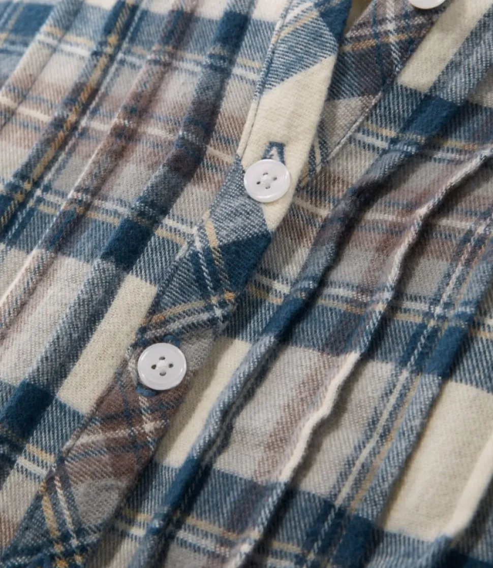 Fashion L.L.Bean "Women's Scotch Plaid Flannel Nightgown"