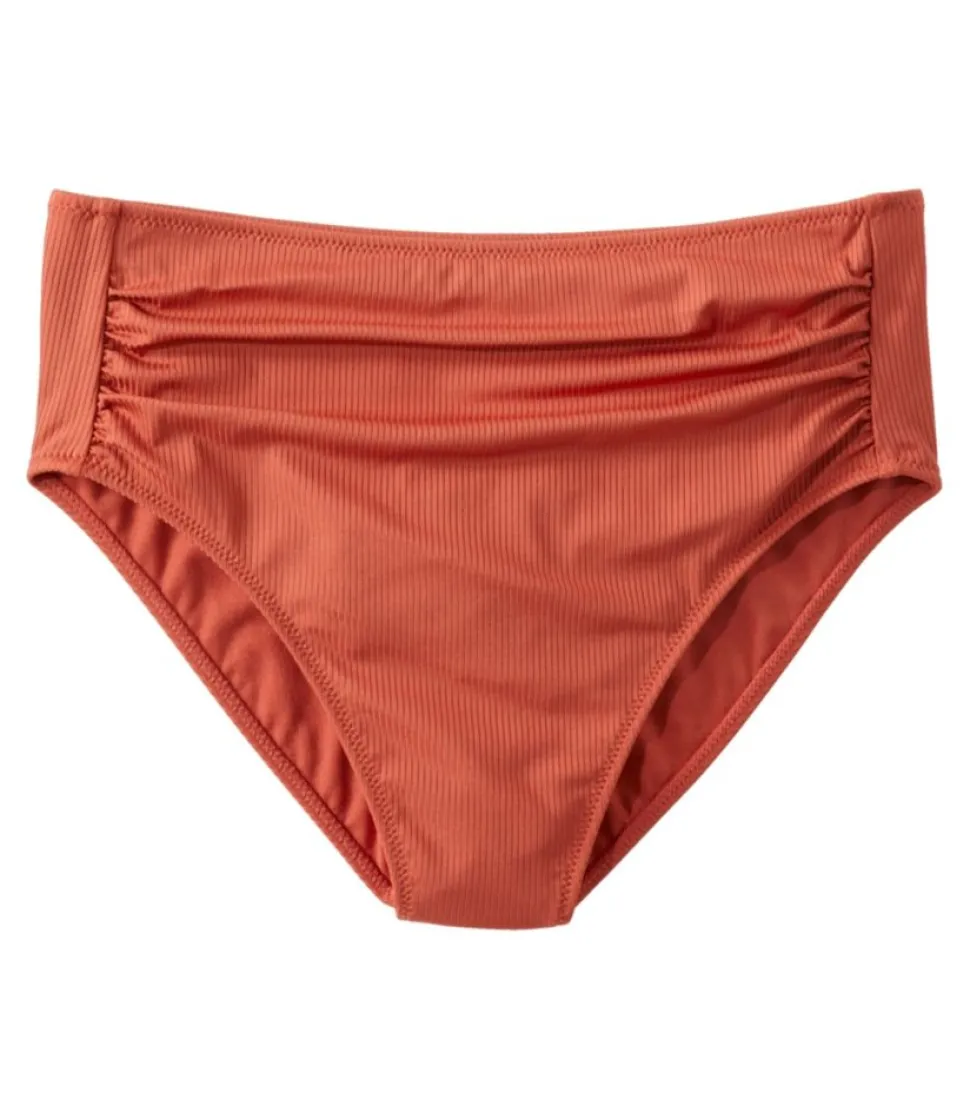 New L.L.Bean "Women's Sea Cove Swimwear, High-Waist Brief"