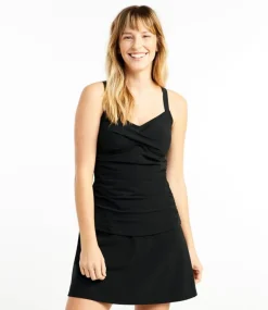 Fashion L.L.Bean "Women's Shaping Swimwear, Tankini Top" Black