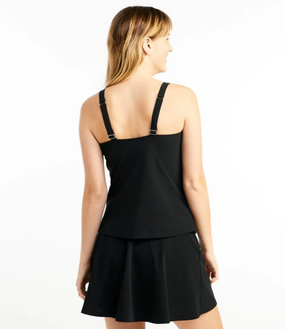 Fashion L.L.Bean "Women's Shaping Swimwear, Tankini Top" Black