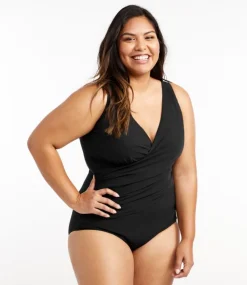 Cheap L.L.Bean "Women's Shaping Swimwear, Tanksuit" Black