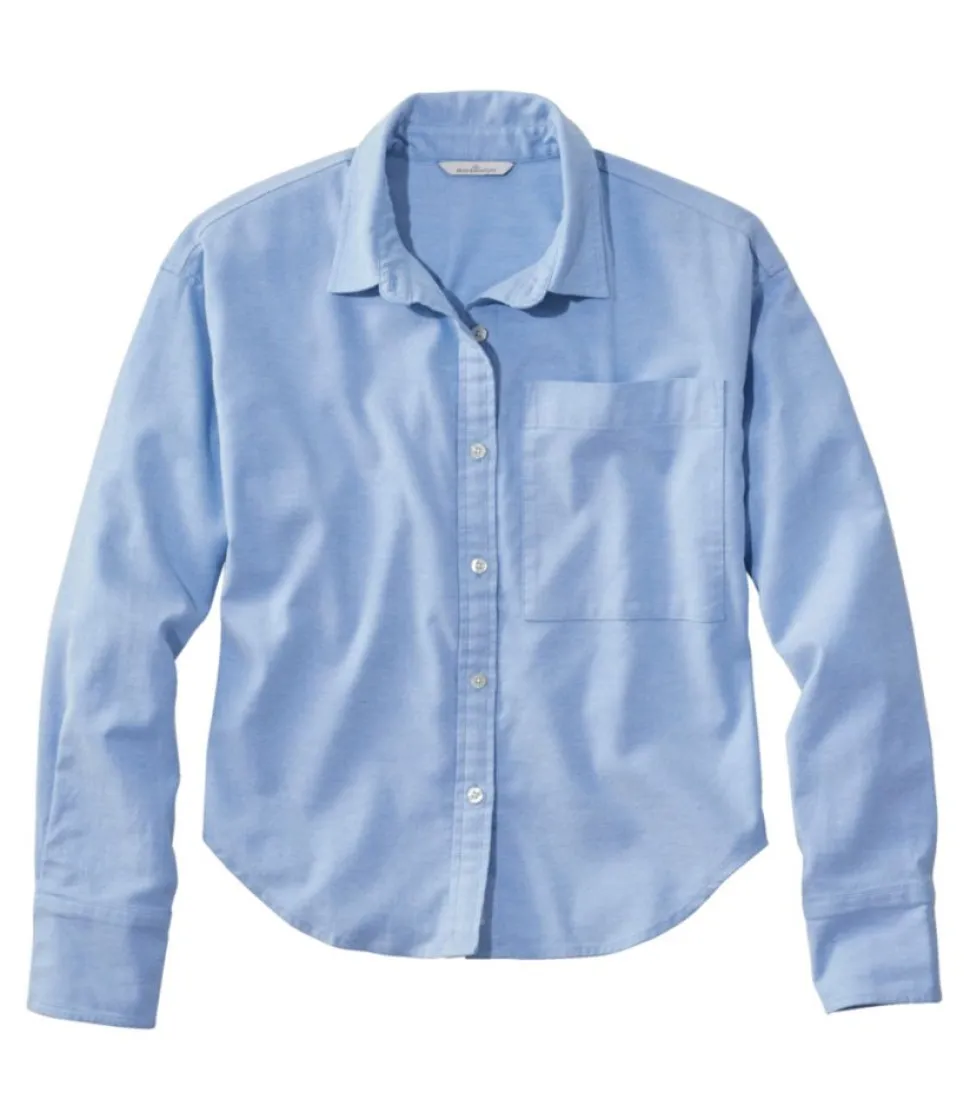 Flash Sale L.L.Bean "Women's Signature Boyfriend Oxford Shirt"