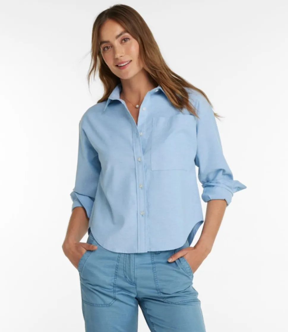 Flash Sale L.L.Bean "Women's Signature Boyfriend Oxford Shirt"