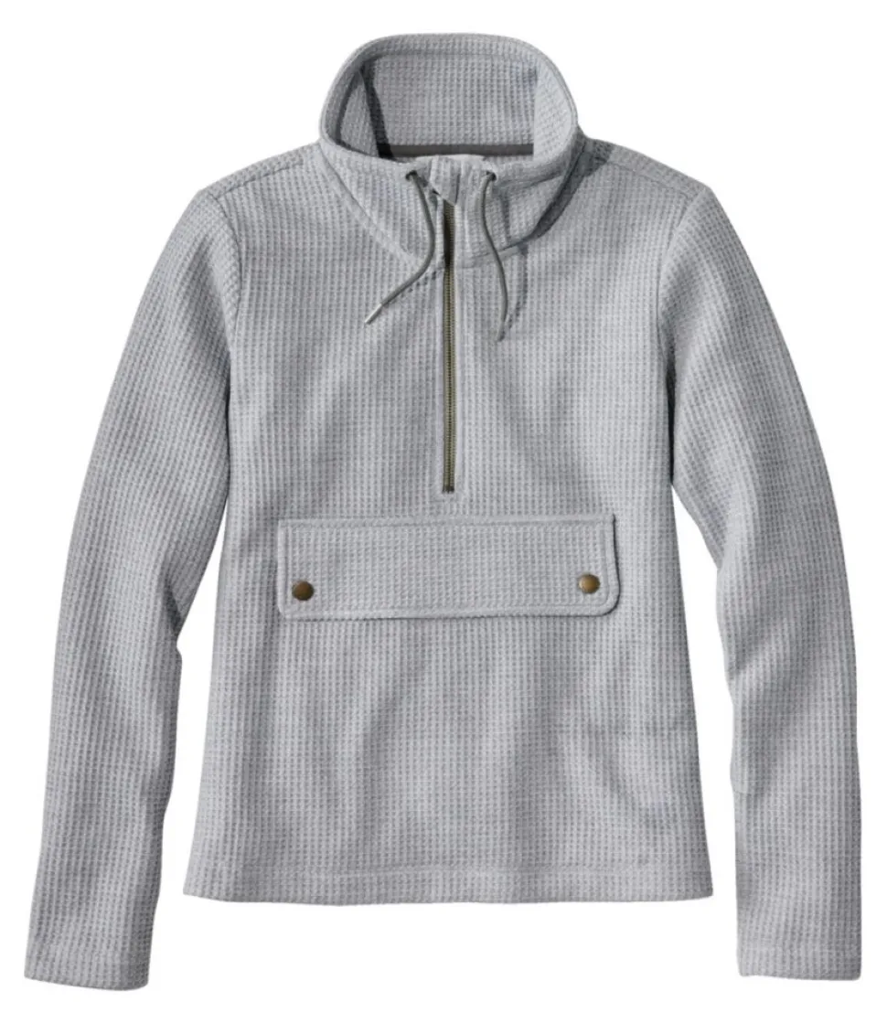 Best Sale L.L.Bean "Women's Signature Brushed-Back Waffle Anorak"